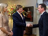 Holland¿s Queen Maxima proves to be a distraction for David Cameron at the nuclear security summit in The Hague. Royal Palace Huis ten Bosch