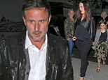 Actor David Arquette spotted heading for dinner with his pregnant girlfriend and daughter