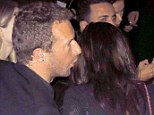 Chris Martin at the Warner Music After Grammy Party at Sunset Tower Hotel