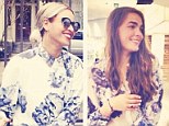 Beyonce vs Bambi: Bambi Northwood-Blyth posted this photograph on Instagram of herself wearing the same shirt as Beyonce