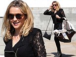 Who needs a handbag when you have a baby basket? Teresa Palmer steps out in LA looking great with baby son on her arm