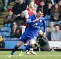 Leading man: David Nugents wheels away in delight after giving Leicester the lead against Burnley at Turf Moor