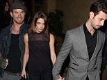 Ashley Greene sizzles in sheer top while hand-in-hand with boyfriend after they party until Twilight with her co-star Kellan Lutz