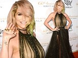 Glowing! Kesha radiates health in dazzling sheer dress as she makes first red carpet appearance since rehab stay for Bulimia