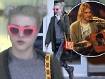 Clashing: Frances Bean Cobain was dressed very eccentrically as she ran errands last Thursday, March 27