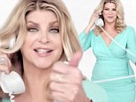 Kirstie Alley, 63, shows off curvier figure in new Jenny Craig advert where she pledges to drop 30 pounds
