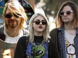 Just like her father: On Sunday, Frances Bean Cobain was spotted at The Coachella Valley Music And Arts Festival with her fiance Isaiah Silva, who looked strikingly similar to the late Kurt Cobain