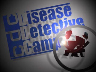 Graphic: Disease Detectice Camp logo