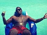 Living the high life: Diddy is a seasoned raver on the Island; he has been visiting the tourist destination for years