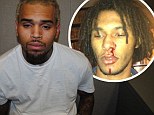 Revealed: Chris Brown looks dejected and his accuser Parker Adams is bloodied in new photos released from Washington DC assault trail