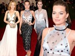 Belles of the ball! Naomi Watts and Kylie Minogue don gorgeous gowns while risk taker Margot Robbie bares her bra in sheer frock as Aussie beauties attend Met Gala