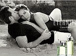 Timeless: Christy Turlington showed off her ageless looks alongside her husband Ed Burns in the latest Eternity Calvin Klein campaign