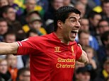 Spain-bound? Luis Suarez could spark a £100million bidding war between Barcelona and Real Madrid