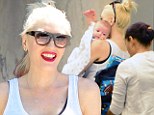 Rock-a-bye baby! Gwen Stefani affectionately carries infant Apollo during a day of mother-son bonding