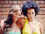 Sisterly love! Beyonce shares a snap of her and Solange with their arms around each other just days after video leak of elevator attack on Jay Z