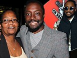 'Mum used to make me wear suits to school' The Voice coach will.i.am reveals how his strict mum kept him on the straight and narrow