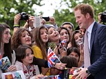 Prince Harry's appeal evidently extends to Italy - as he was greeted by scores of fans outside the MAXXI museum of 21st Century Arts in Rome, Italy