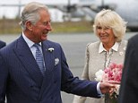 A Royal welcome: Prince Charles and Camilla, Duchess of Cornwall smile as they arrive at Robert L. Stanfield International Airport in Halifax, Nova Scotia