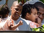 Doting Jay Z takes two-year-old daughter Blue Ivy for day out in New Orleans