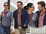 Sarah Silverman and Michael Sheen share the look of love as they pack on the PDAs during romantic breakfast