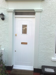Front door repaint in Dartford, Kent