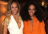 What family feud? Beyonce and Solange Knowles put the incident of Solange attacking her sibling's husband Jay Z behind them to cuddle up at the Chime For Change event in New York