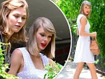 Tapping into their green thumbs! Gal pals Karlie Kloss and Taylor Swift tend to potted plants in New York City