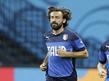 No fear:  England must stop Andrea Pirlo if they are to have a chance of beating Italy