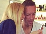 Consciously cosy: Gwyneth Paltrow and Chris Martin were spotted enjoying a close meal in an Instagram photo shared on Sunday