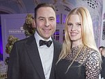 Role reversal: On Sunday, Lara Stone will be on the sidelines when husband David Walliams takes to the catwalk at Samuel L Jackson's upcoming charity ball