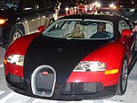 Flash: Floyd Mayweather Jnr, in his 1.8m Bugatti Veyron, leaves the NBA Basketball Finals game in Miami