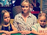 Reese's nieces! Witherspoon wins favourite aunt as she and her mini-me relatives get very serious about hot dogs