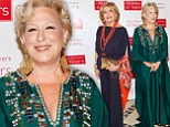 Making her green with envy! Bette Midler leaves rival Barbara Walters in the shade in shimmering gown at charity event