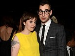 Set Up: Lena Dunham and Jack Antonoff, pictured at the Grammy Awards, met on a blind date