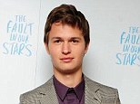 Eye candy: Ansel Elgort plays Augustus in The Fault In Our Stars - which has been a box office sensation in the US