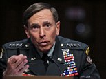 Action: (former) General David Petraeus (pictured here in 2011) has called for military strikes in Iraq to stem the flow of the ISIS terror army
