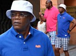 True Bromance! Samuel L Jackson and Magic Johnson have a ball as they enjoy family holiday together in Italy
