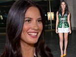 'Where's my next boyfriend?' Olivia Munn displays her long legs in tiny shorts as she jokes about celebrity dating on the Today show