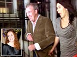 Jeremy Clarkson emerges with a mystery woman from a Rebekah Brooks celebration party after she was cleared of all charges in the hacking scandal