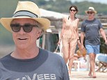 St. Tropez Vice! Don Johnson hits the beach with his wife Kelley Phleger on the French coast