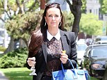 Returning: Kyle Richards set to come back for another season of RHOBH, pictured on Tuesday in Beverly Hills