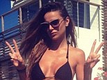 Summer it is: Anders Lindegaard's new wife Misse Beqiri has shared another snap of herself posing in the sun