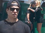 Enjoying the single life? Casper Smart cosies up to singer Montana Tucker after collaborating together