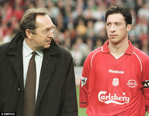 Falling out: Fowler and Gerard Houllier fell out but the striker says it was nothing serious
