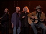 Jimmy Fallon covers Iggy Azalea's Fancy while impersonating Neil Young... alongside special guests Crosby, Stills and Nash
