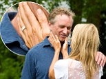 Wedding bands: Robert F. Kennedy Jr and Cheryl Hines both sported wedding bands on Friday during an Independence Day celebration in the Hamptons area of New York