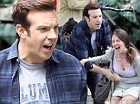 Comedian Jason Sudeikis, 38, was involved in an emotional argument with his Sleeping With Other People co-star Alison Brie, 31, on Tuesday while filming a scene for their movie in Central Park