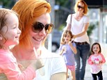 It beats American Pie! Alyson Hannigan treats her girls to ice cream during outing in Los Angeles