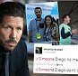 Accident: Atletico Madrid manager Diego Simeone tweeted about how Jorge 'El Topo' Lopez had been killed in a car crash