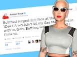 Midriff-baring Amber Rose accuses 1Oak doorman of homophobia for denying entry to her male gay friend, leaves nightclub